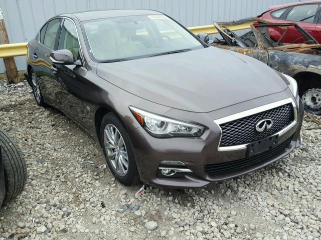 JN1EV7AP4HM739357 - 2017 INFINITI Q50 PREMIU BROWN photo 1