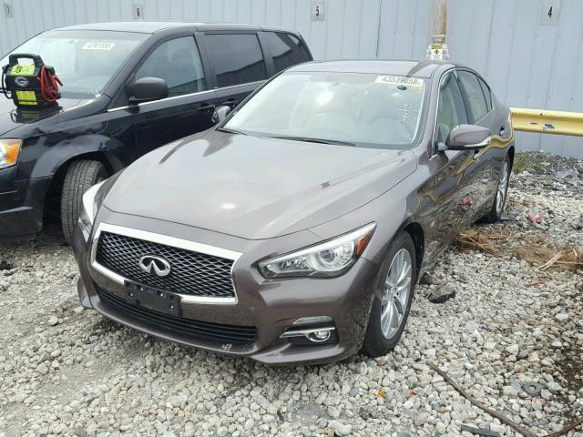 JN1EV7AP4HM739357 - 2017 INFINITI Q50 PREMIU BROWN photo 2