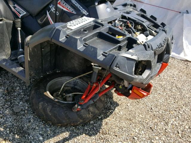 4XAZN8EAXDA059461 - 2013 POLARIS SPORTSMAN BLACK photo 9