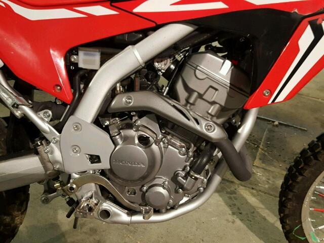 MLHMD4411H5000911 - 2017 HONDA CRF250 L RED photo 7