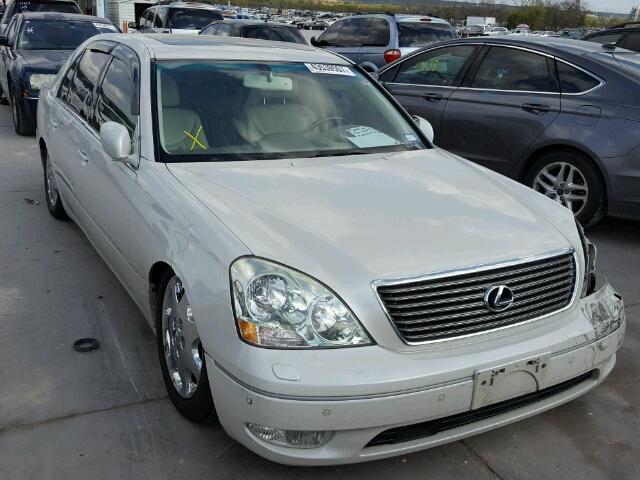 JTHBN30F430105143 - 2003 LEXUS LS 430 WHITE photo 1