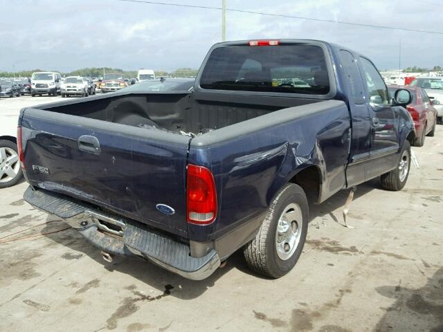 2FTRX17W44CA98371 - 2004 FORD F-150 HERI BLUE photo 4