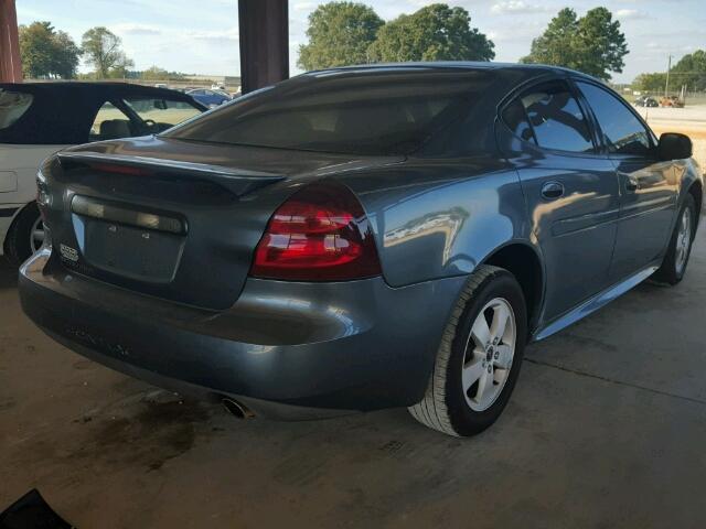 2G2WP552061158627 - 2006 PONTIAC GRAND PRIX Сірий фото 4