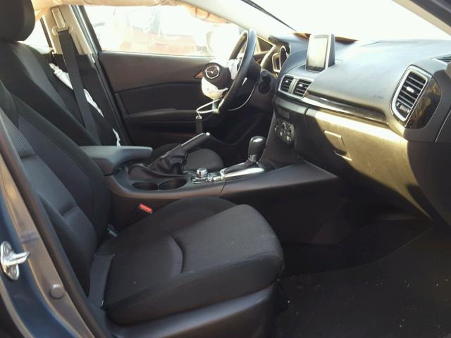 3MZBM1V74FM223573 - 2015 MAZDA 3 TOURING BLUE photo 5