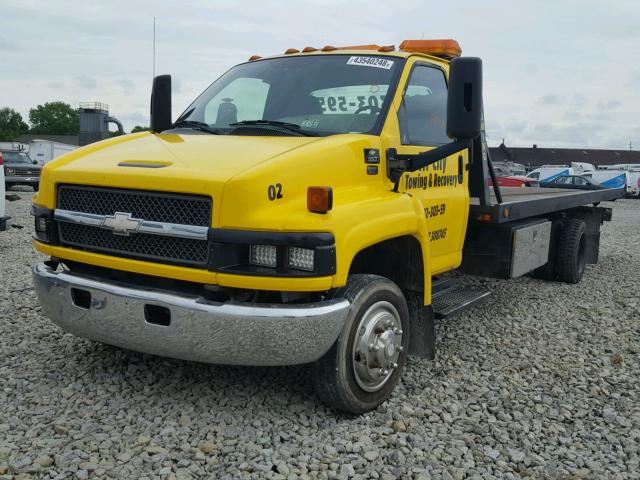 1GBE5C1287F402952 - 2007 CHEVROLET C5500 C5C0 YELLOW photo 2