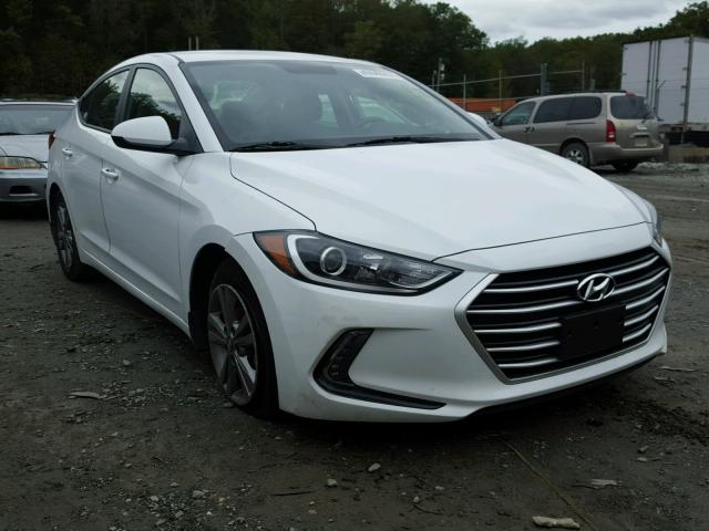 5NPD84LF3HH037527 - 2017 HYUNDAI ELANTRA SE WHITE photo 1