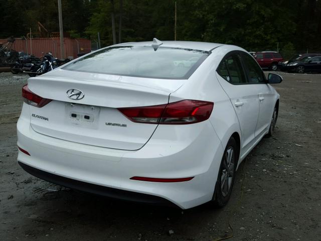 5NPD84LF3HH037527 - 2017 HYUNDAI ELANTRA SE WHITE photo 4