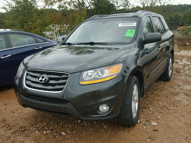 5NMSK3ABXAH367770 - 2010 HYUNDAI SANTA FE GREEN photo 2