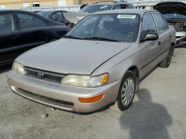 2T1AE04B4SC074001 - 1995 TOYOTA COROLLA BEIGE photo 2