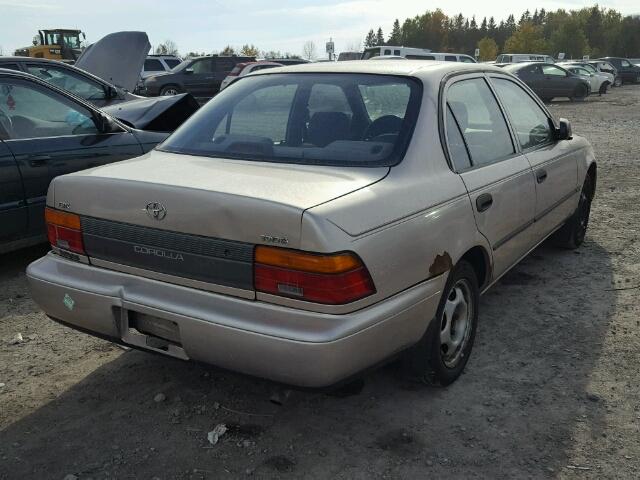 2T1AE04B4SC074001 - 1995 TOYOTA COROLLA BEIGE photo 4