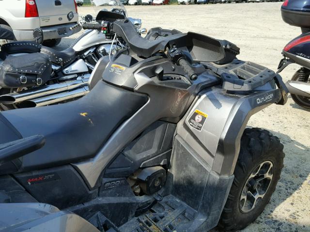 3JBLPXN1XEJ000678 - 2014 CAN-AM OUTLANDER GRAY photo 5