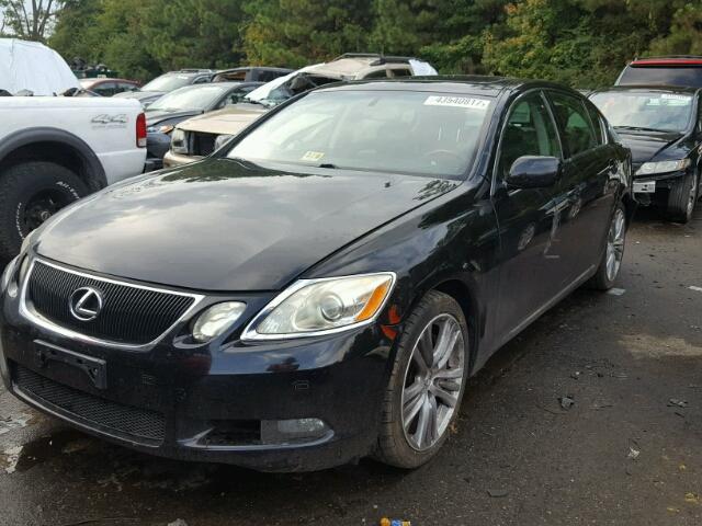 JTHBC96S575001508 - 2007 LEXUS GS BLACK photo 2