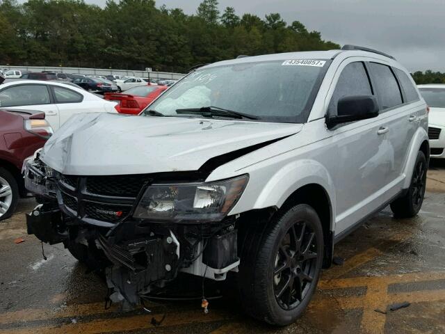 3C4PDCBB0ET316415 - 2014 DODGE JOURNEY SX SILVER photo 2