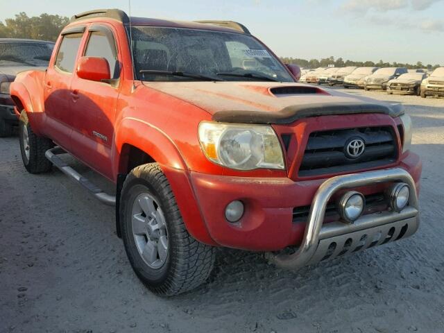 5TEKU72N26Z213328 - 2006 TOYOTA TACOMA DOU RED photo 1