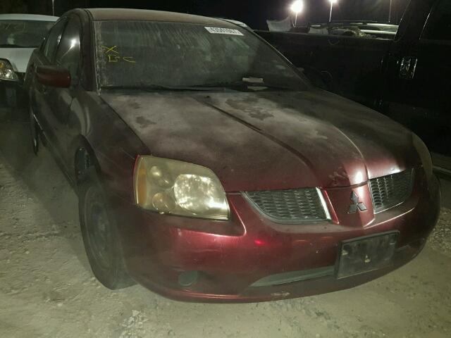 4A3AB36FX4E078433 - 2004 MITSUBISHI GALANT ES MAROON photo 1