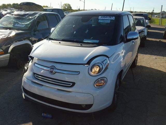 ZFBCFACH7EZ005432 - 2014 FIAT 500L LOUNG GRAY photo 2