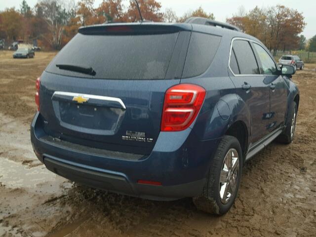 2GNFLFEK4G6210298 - 2016 CHEVROLET EQUINOX LT BLUE photo 4