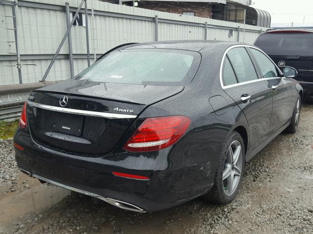 WDDZF4KB2HA070364 - 2017 MERCEDES-BENZ E BLACK photo 4