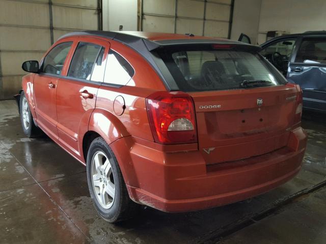 1B3HB48AX9D142543 - 2009 DODGE CALIBER SX ORANGE photo 3