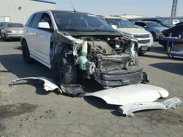 2FMDK3AK2BBA27517 - 2011 FORD EDGE WHITE photo 1