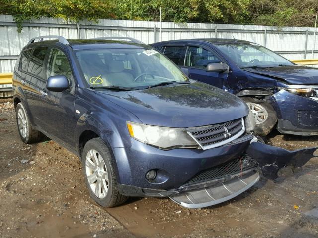 JA4MT41X57Z021146 - 2007 MITSUBISHI OUTLANDER BLUE photo 1