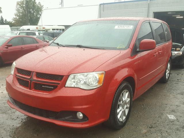 2C4RDGEG2CR228604 - 2012 DODGE GRAND CARA RED photo 2