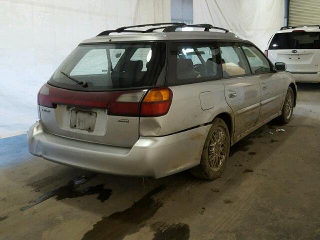 4S3BH625447301011 - 2004 SUBARU LEGACY L S SILVER photo 4