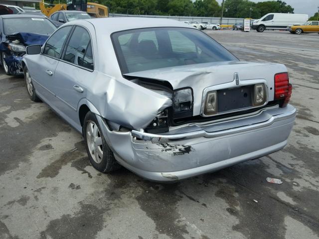 1LNHM86S32Y623921 - 2002 LINCOLN LS 银色 照片 3