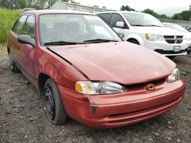 1Y1SK5281WZ401396 - 1998 CHEVROLET GEO PRIZM MAROON photo 1