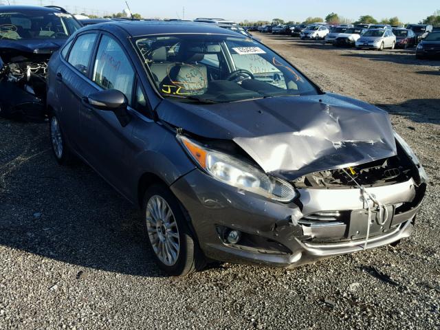 3FADP4CJ0EM166439 - 2014 FORD FIESTA GRAY photo 1