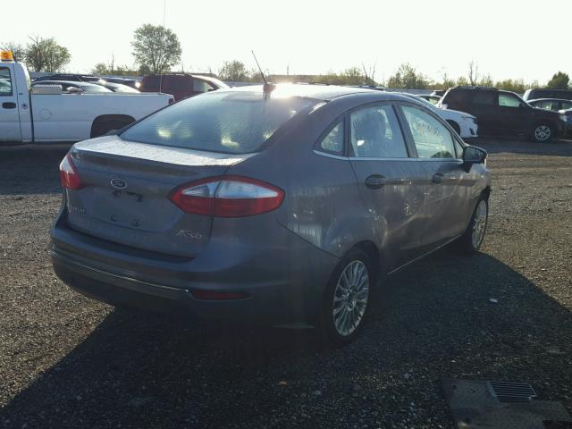 3FADP4CJ0EM166439 - 2014 FORD FIESTA GRAY photo 4