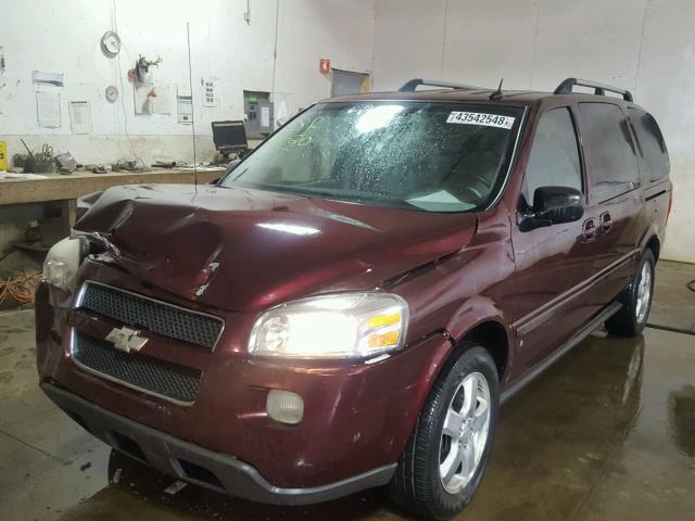 1GNDV33W18D205519 - 2008 CHEVROLET UPLANDER L 勃艮第红 照片 2