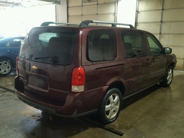 1GNDV33W18D205519 - 2008 CHEVROLET UPLANDER L 勃艮第红 照片 4