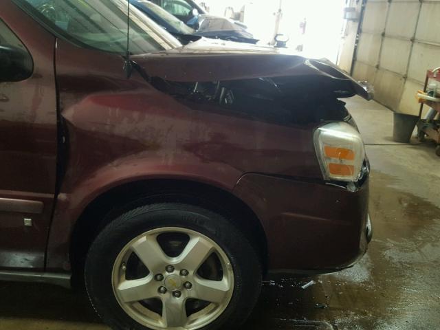 1GNDV33W18D205519 - 2008 CHEVROLET UPLANDER L 勃艮第红 照片 9