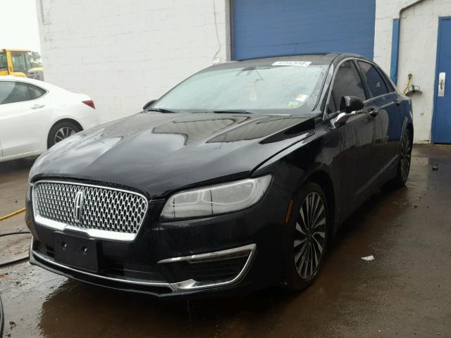 3LN6L5H93JR602115 - 2018 LINCOLN MKZ BLACK BLACK photo 2