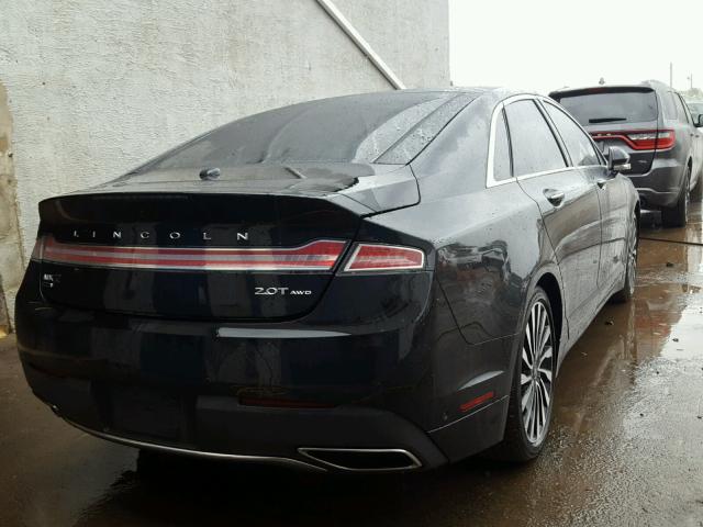 3LN6L5H93JR602115 - 2018 LINCOLN MKZ BLACK BLACK photo 4