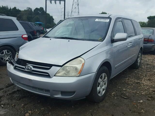 KNDMB233366043685 - 2006 KIA SEDONA EX SILVER photo 2