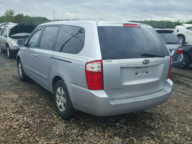 KNDMB233366043685 - 2006 KIA SEDONA EX SILVER photo 3