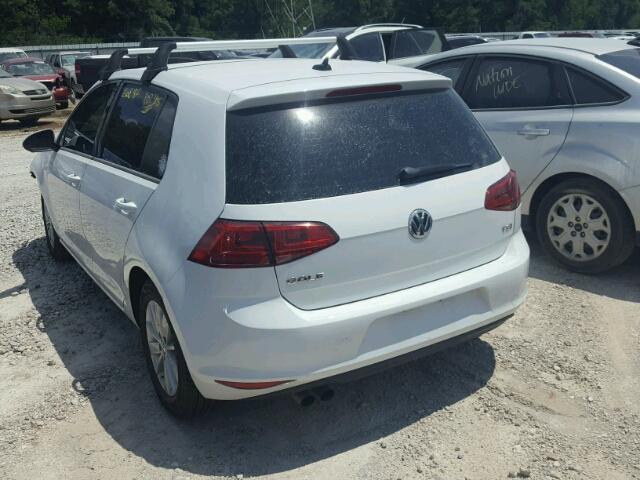 3VW217AU4FM020044 - 2015 VOLKSWAGEN GOLF WHITE photo 3