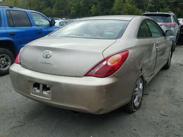 4T1CE38P06U690072 - 2006 TOYOTA CAMRY SOLA BEIGE photo 4