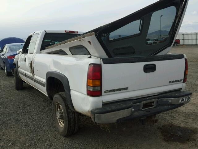 1GCHC29U41E180535 - 2001 CHEVROLET SILVERADO WHITE photo 3