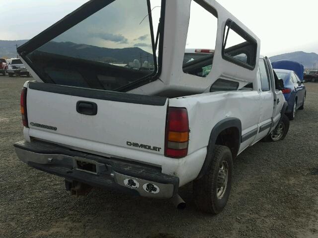 1GCHC29U41E180535 - 2001 CHEVROLET SILVERADO WHITE photo 4