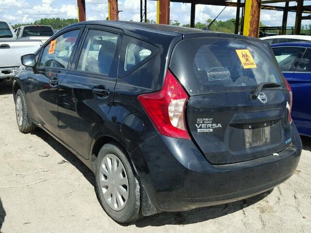 3N1CE2CP6FL438054 - 2015 NISSAN VERSA NOTE BLACK photo 3