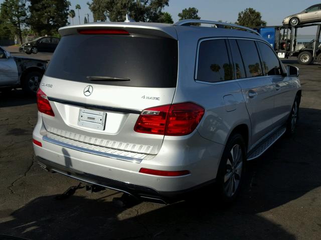 4JGDF7CE2DA262856 - 2013 MERCEDES-BENZ GL 450 4MA SILVER photo 4