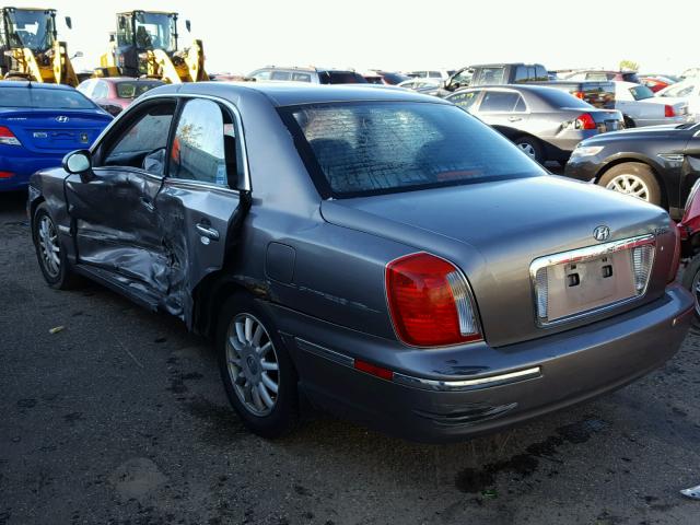 KMHFU45E34A298937 - 2004 HYUNDAI XG GRAY photo 3