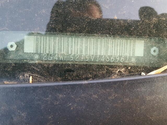 2G4WF5215V1436961 - 1997 BUICK REGAL GS GREEN photo 10