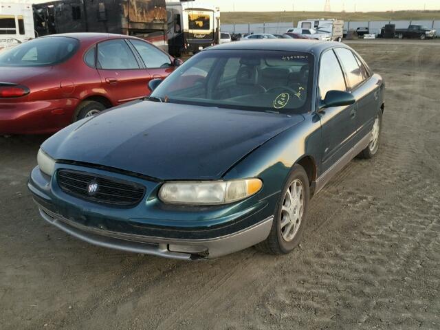 2G4WF5215V1436961 - 1997 BUICK REGAL GS GREEN photo 2