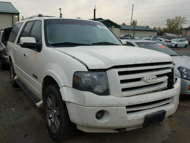 1FMFK20557LA01032 - 2007 FORD EXPEDITION WHITE photo 1