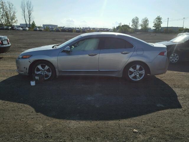 JH4CU2E55AC801037 - 2010 ACURA TSX SILVER photo 9