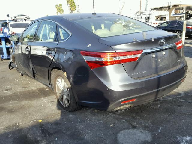 4T1BK1EBXFU158653 - 2015 TOYOTA AVALON GRAY photo 3